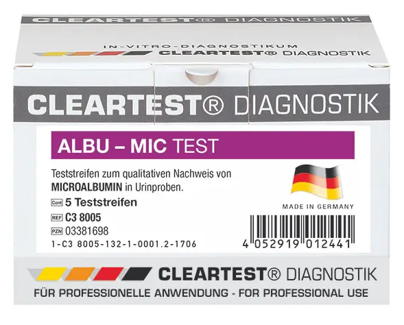 Cleartest Albu-Mic IVD Schnelltest