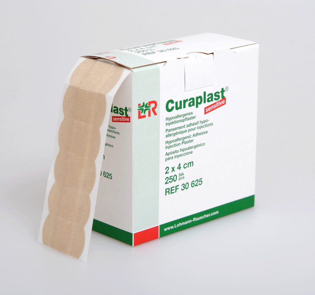 Curaplast® Sensitiv Injektionspflaster, 2x4 cm, 250 St.